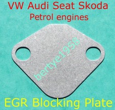 EGR valve blank plate VW AUDI SKODA SEAT PETROL Polo Golf Caddy A3 Ibiza Leon
