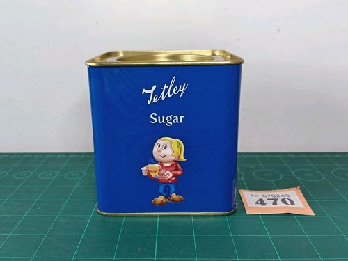 Tetley tea sugar - tetley, tin