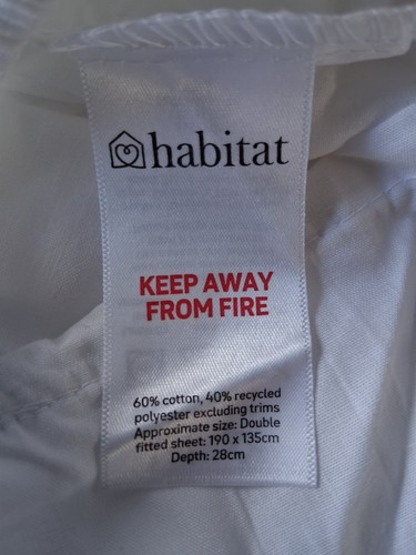 Habitat easycare plain white - plain,