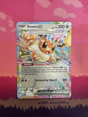 Pokemon card eevee - card,