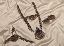 Afghan necklace jewellery set - jewellery,