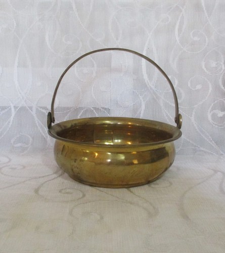 Vintage indian brass shallow - vintage,