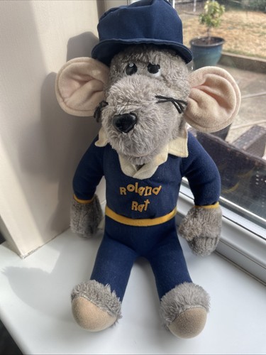 Roland rat 1980s soft toy - roland,