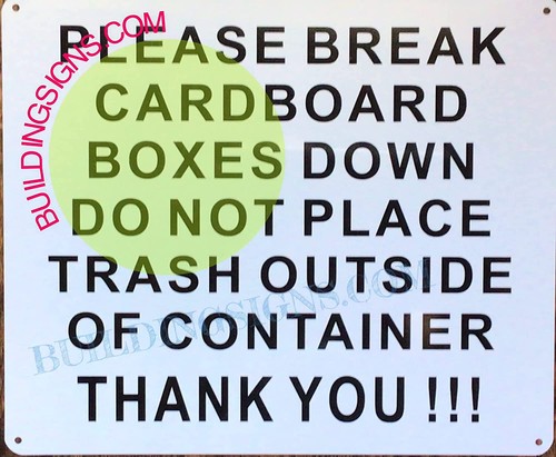 Please break cardboard boxes - cardboard,