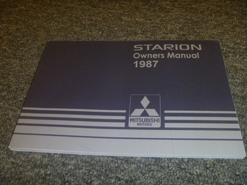 1987 mitsubishi starion - 1987,