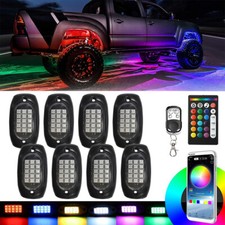 8X LED Car Exterior RGB Rock