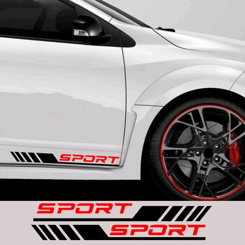 Vehicle car door sport sticker - car,