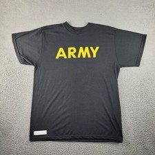 Army Shirt Mens Large Black