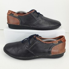 Pikolinos Mens Shoes UK 8 Navy Brown Leather Casual Driving Comfort Adult EUR 42