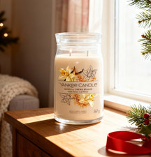 Yankee Candle Vanilla Creme Brulee Large Glass Jar 2 Wick Candle 538g 19oz