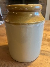 vintage stoneware jar