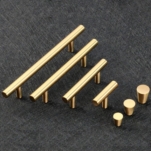 Brass cabinet pulls - cabinet, drawer