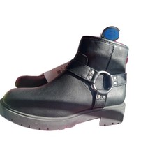 BNWT Black Winter Boots Size 6 with Side Zip From George At Asda. Good Soles