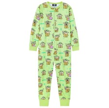 DISNEY Kids The Mandalorian Baby Yoda Coral Fleece One Piece Loungewear
