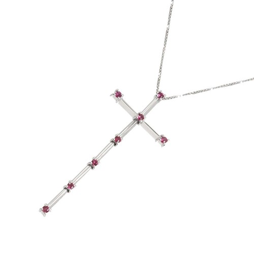 Damiani frammenti cross ruby - damiani,