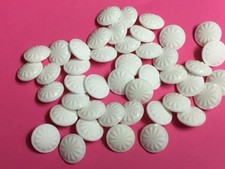 20 White Patterned Textured