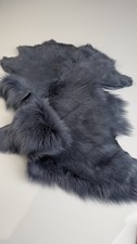 Steel Blue Sheepskin Hide