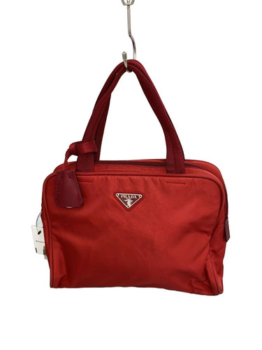 Prada tote bag nylon red - prada,