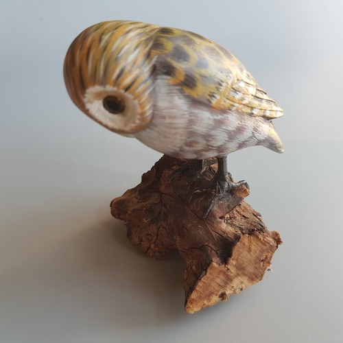 Wooden barn owl handcrafted - barn,