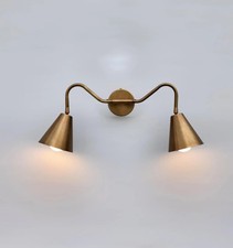Brass Double Wall Sconce
