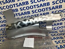 Kymco Super 9 LEFT Lower Plastic Panel Fairing Silver 64306-KGB5-900-N8P New/Old