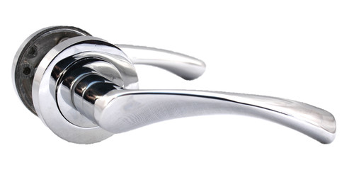 Round rose door handles - door,