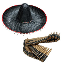 Black mexican hat - black,