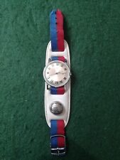 Vintage 1960s / 70s Timex Wristwatch With Football Design Strap.