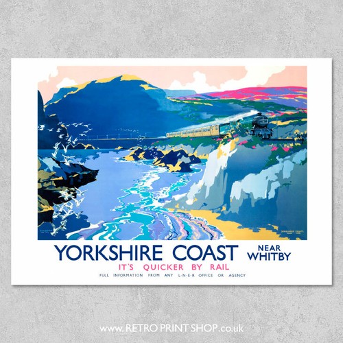 Lner yorkshire coast whitby - coast,