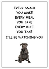 Cane Corso  I’ll  Be Watching You sign, Cane Corso Metal Sign, Cane Corso Plaque
