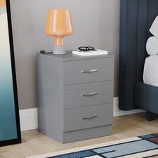 Modern 3 Drawer Bedside Chest