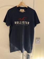Men’s  Blue Hollister short Sleeve T-Shirt - Excellent Condition