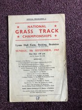 Motor cycle racing programme