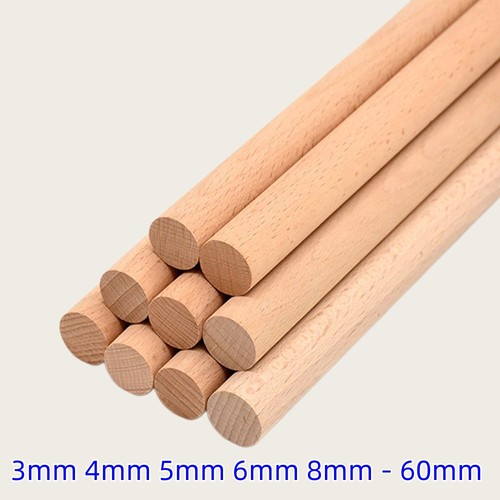 Wooden dowel rod - wooden, 5mm