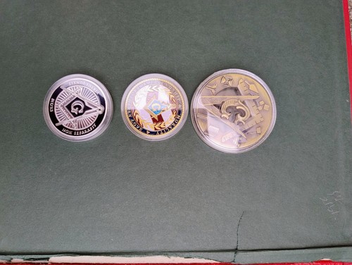Masonic collectors coins - collectors, in