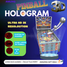 Pinball Machine 3D Hologram