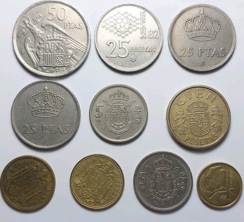 Spain different coins - spain,