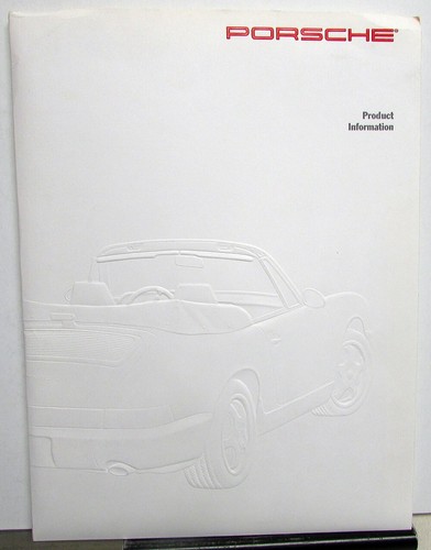 1994 porsche press kit media - 1994,