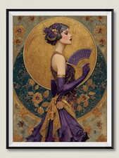 Art Deco Lady 51 - DIY Chart