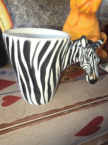 Blue witch zebra coffee - witch, mug