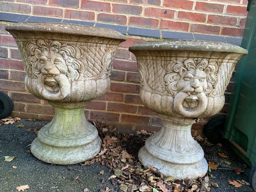 Pair vintage weathered - of,