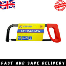 12" Heavy Duty Hacksaw Frame Metal Cutting Hand Tool with Blade