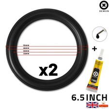 2x 6.5" inch Rubber Woofer