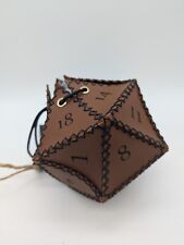 20 Sided Dice Pouch Bag, Larping, Cosplay DND