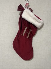 Red Bow Alphabet Stocking