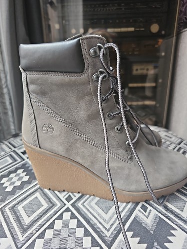 Timberland ladies grey wedge - timberland,