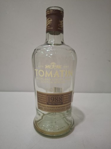 Empty tomatin 1988 - empty, vintage