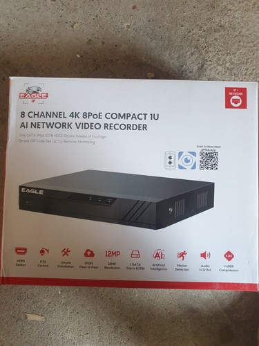 Eagle channel nvr 8poe - ai,