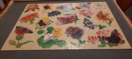 Garden butterflies 1000 piece - garden,