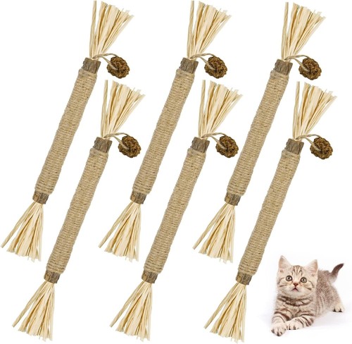 6pcs catnip chew cat toy - catnip,